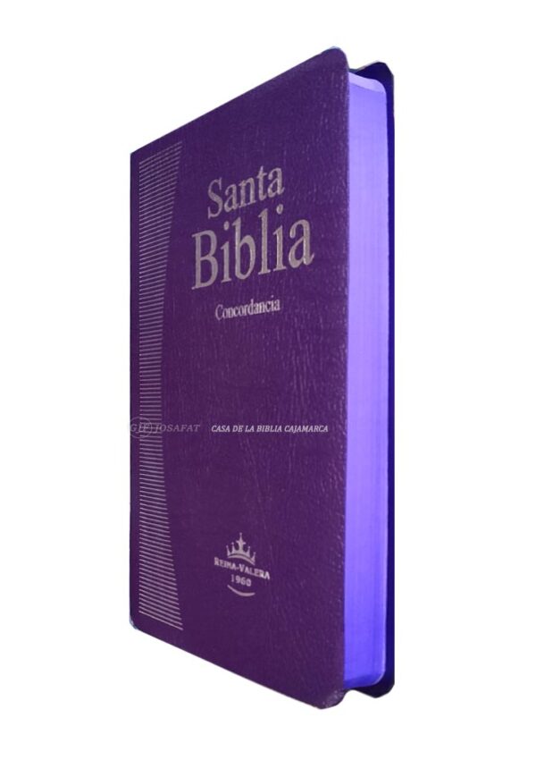 Biblia RVR1960 Ultrafina Morado Covertex