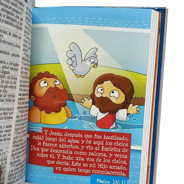 Biblia RVR 1960 Mi Gran Viaje Rosa Tapa Dura Niña