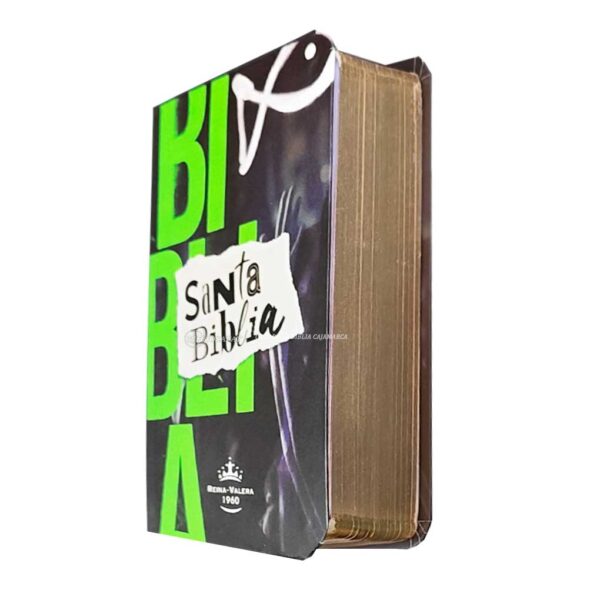 Biblia de bolsillo RVR1960 Semi flex Verde Negro