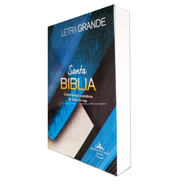 Biblia RVR1960 Personal Tapa Rústica Letra Grande 12 pts