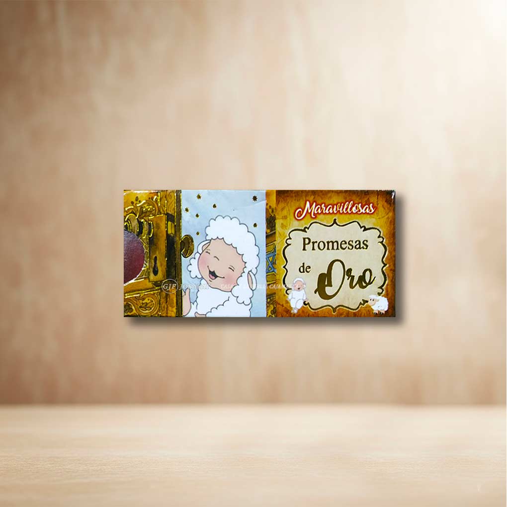 Maravillosas Promesas de Oro Ovejitas Caja x 60 unds
