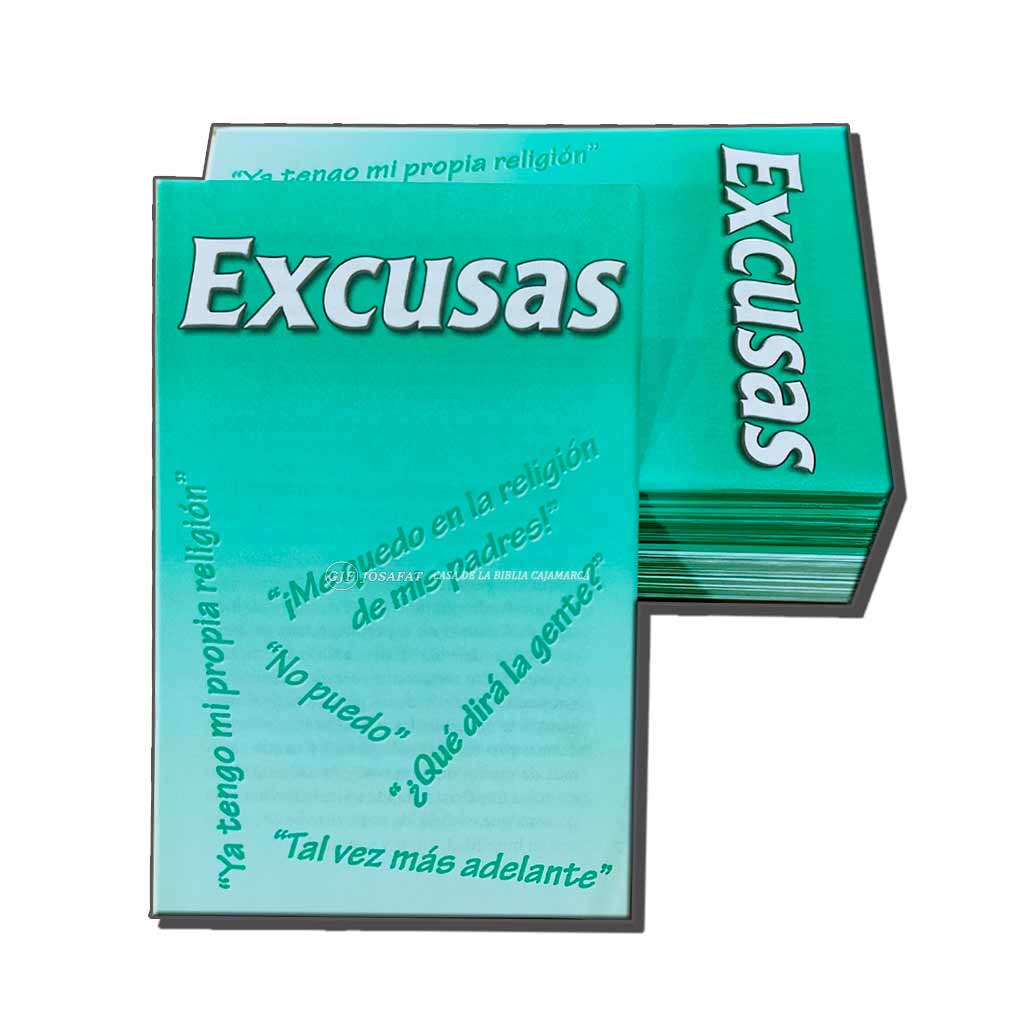 Excusas Pqt x 100 Unds