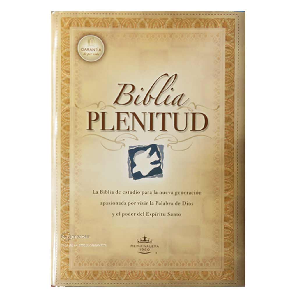 Biblia de Estudio Plenitud RVR1960 Tapa Dura