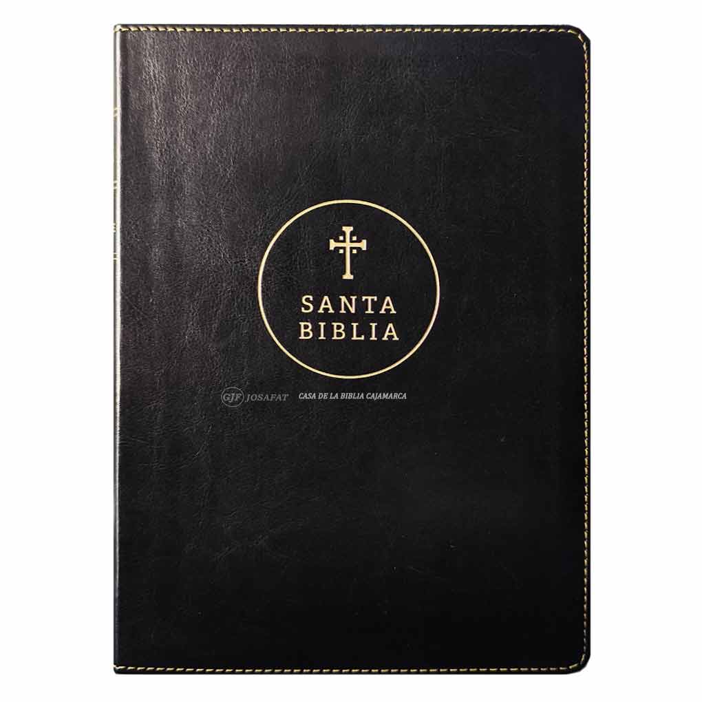 Biblia RVR1960 Personal Ultrafina Letra Grande Piel Negro