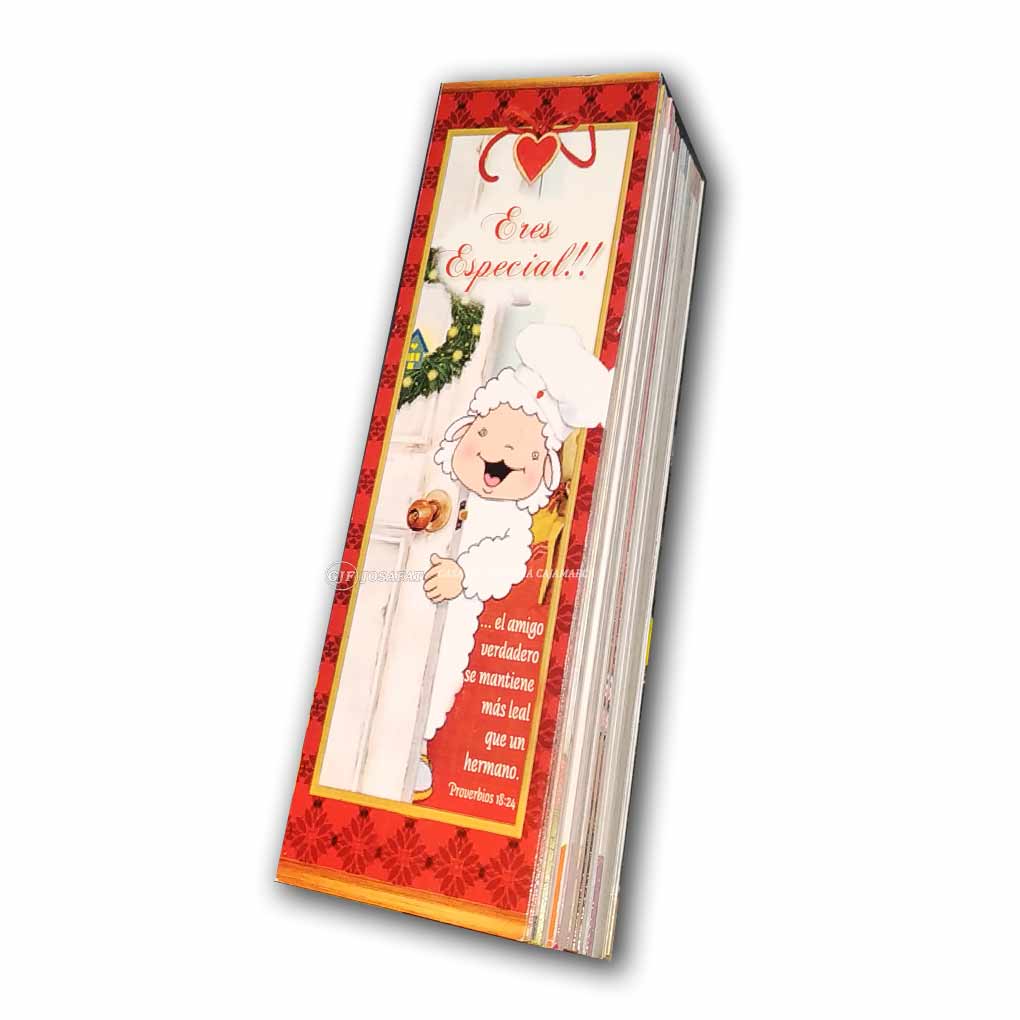 Separadores Cristianos de Lectura Ovejitas Grande Paquete x 100 unds