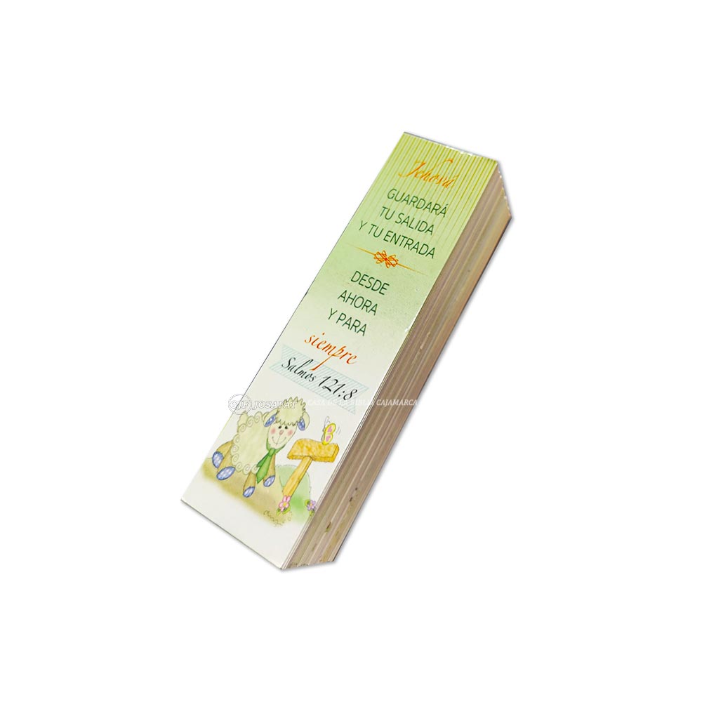 Separadores Cristianos de Lectura Ovejitas Pequeño Paquete x 100 unds