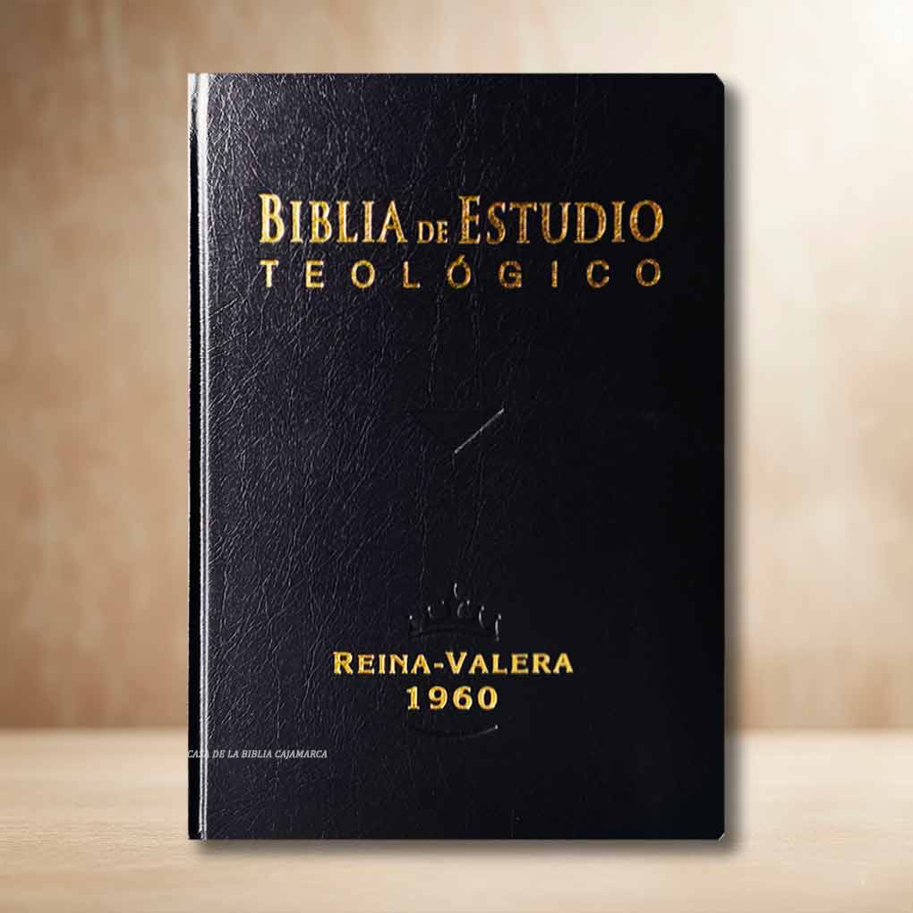 Biblia de Estudio Teologico RVR1960 Tapa Dura Filo Dorado