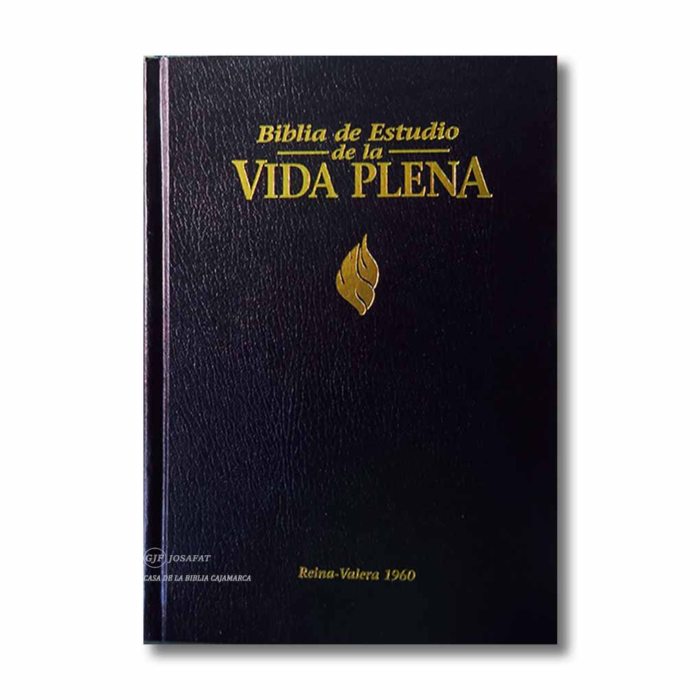 Biblia de Estudio Vida Plena RVR1960 Tapa Dura