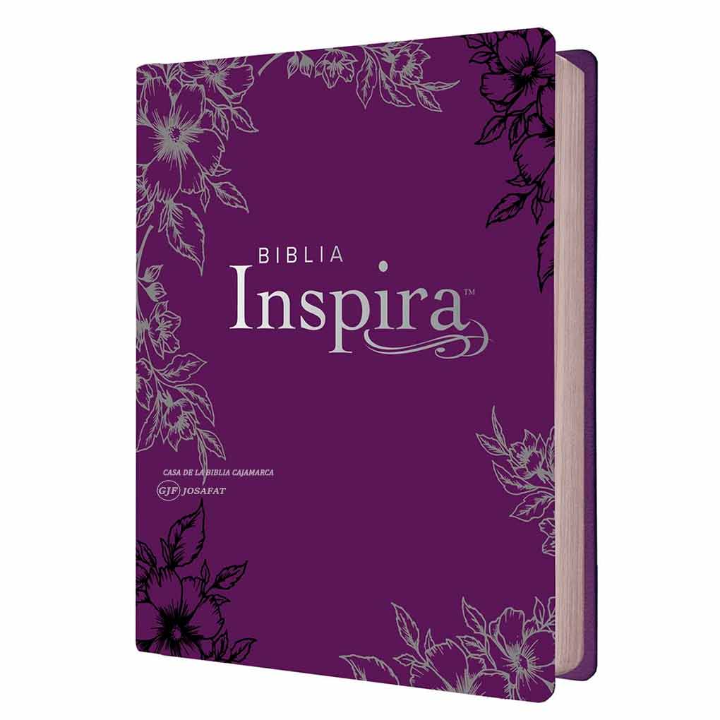 Biblia Inspira NTV SentiPiel Lavanda Morado