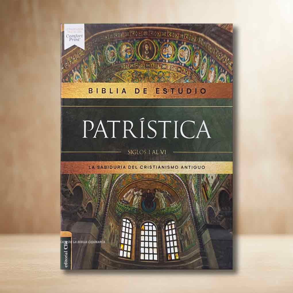 Biblia de Estudio Patrística RVR Piel Marrón La Sabiduría del Cristianismo Antiguo siglos I al VI