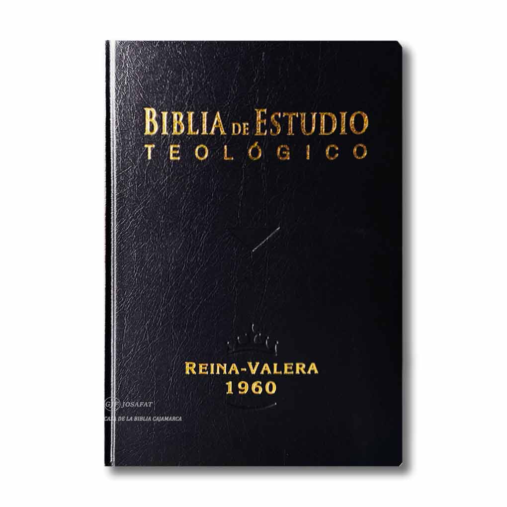Biblia de Estudio Teologico RVR1960 Tapa Dura Filo Dorado
