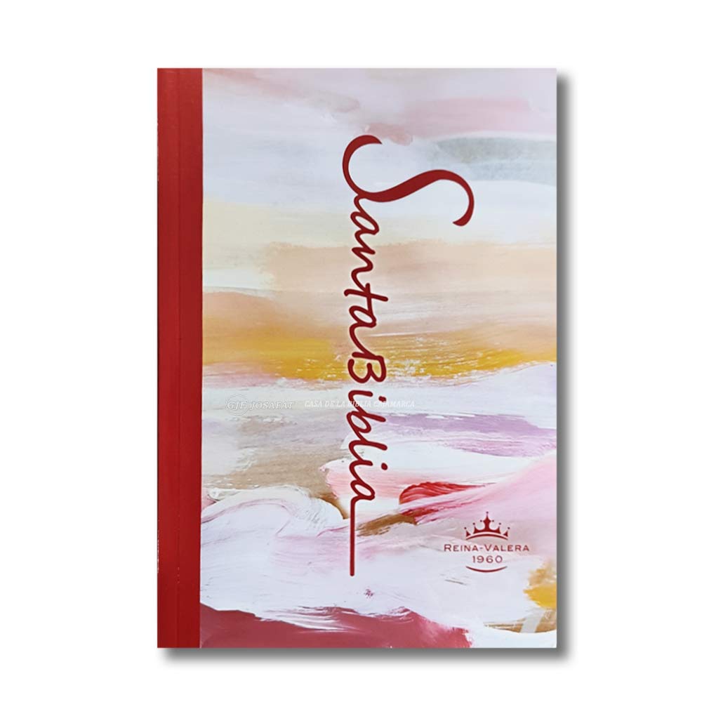 Biblia RVR1960 Personal Tapa Rústica Letra Grande 12 pts Colores Pea