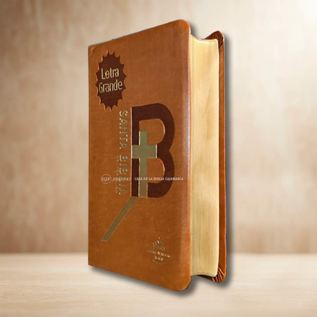 Biblia RVR1960 Manual Tapa Piel Café DRGG | RVR045CLG DRG CAFE