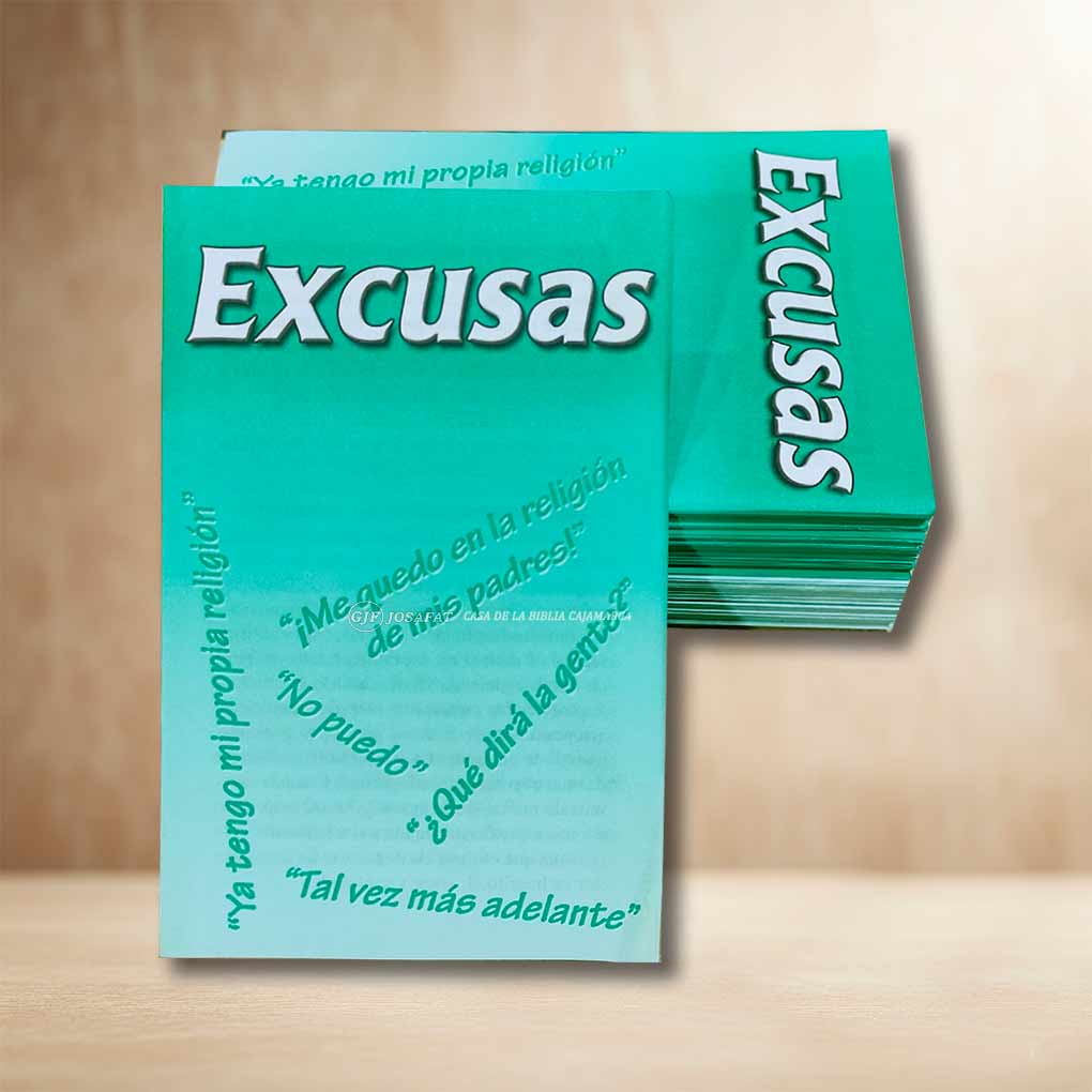 Tratados para Evangelizar: Excusas Pqt x 100 Unds