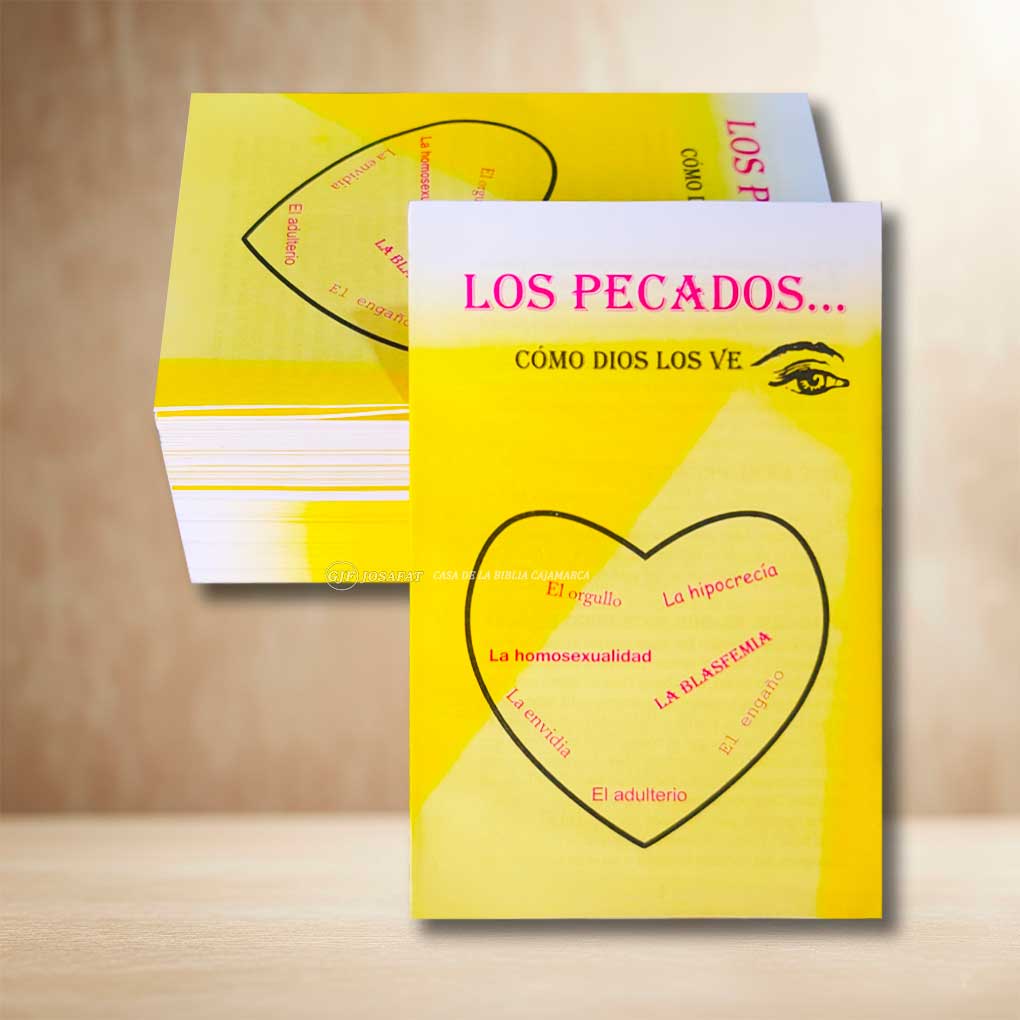 Tratados para Evangelizar: Los Pecados como Dios los Ve Pqt x 100 Unds