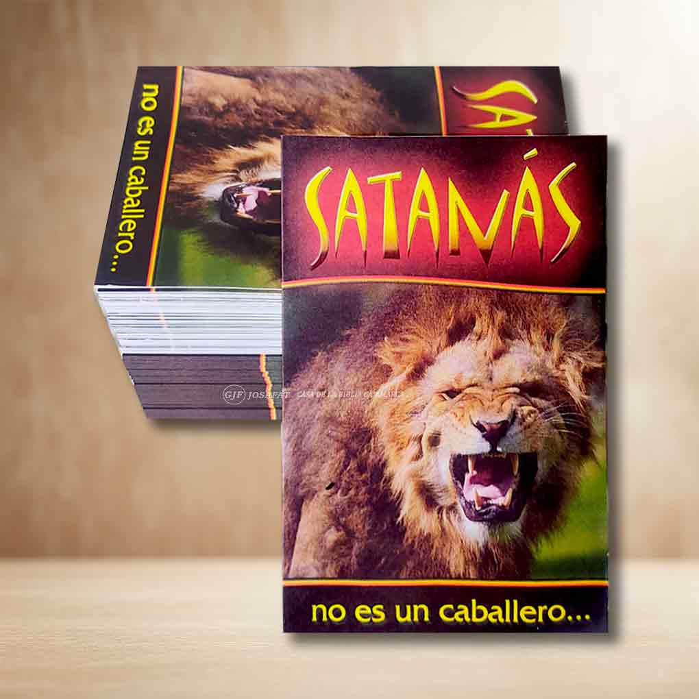 Tratados para Evangelizar: Satanás no es un Caballero Pqt x 100 Unds