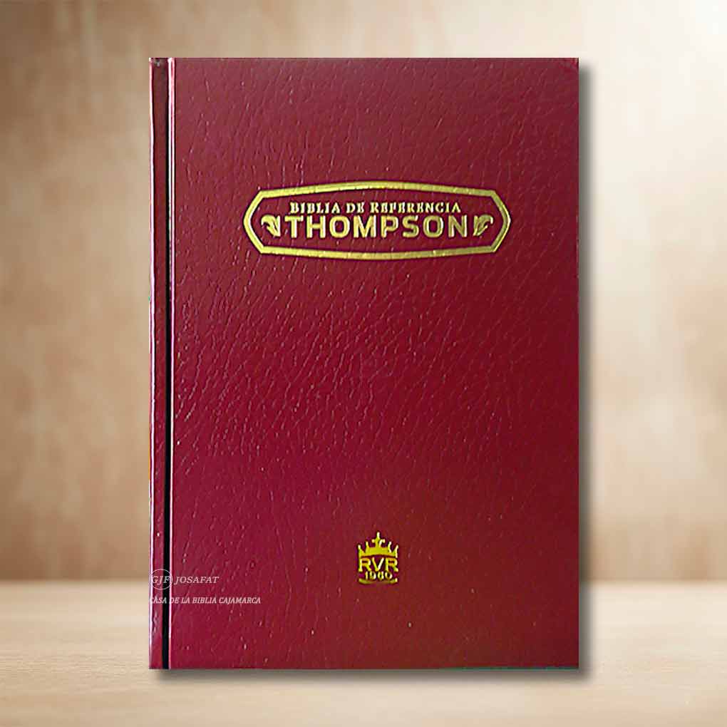 Biblia de Referencia Thompson RVR1960 Tapa Dura Guinda
