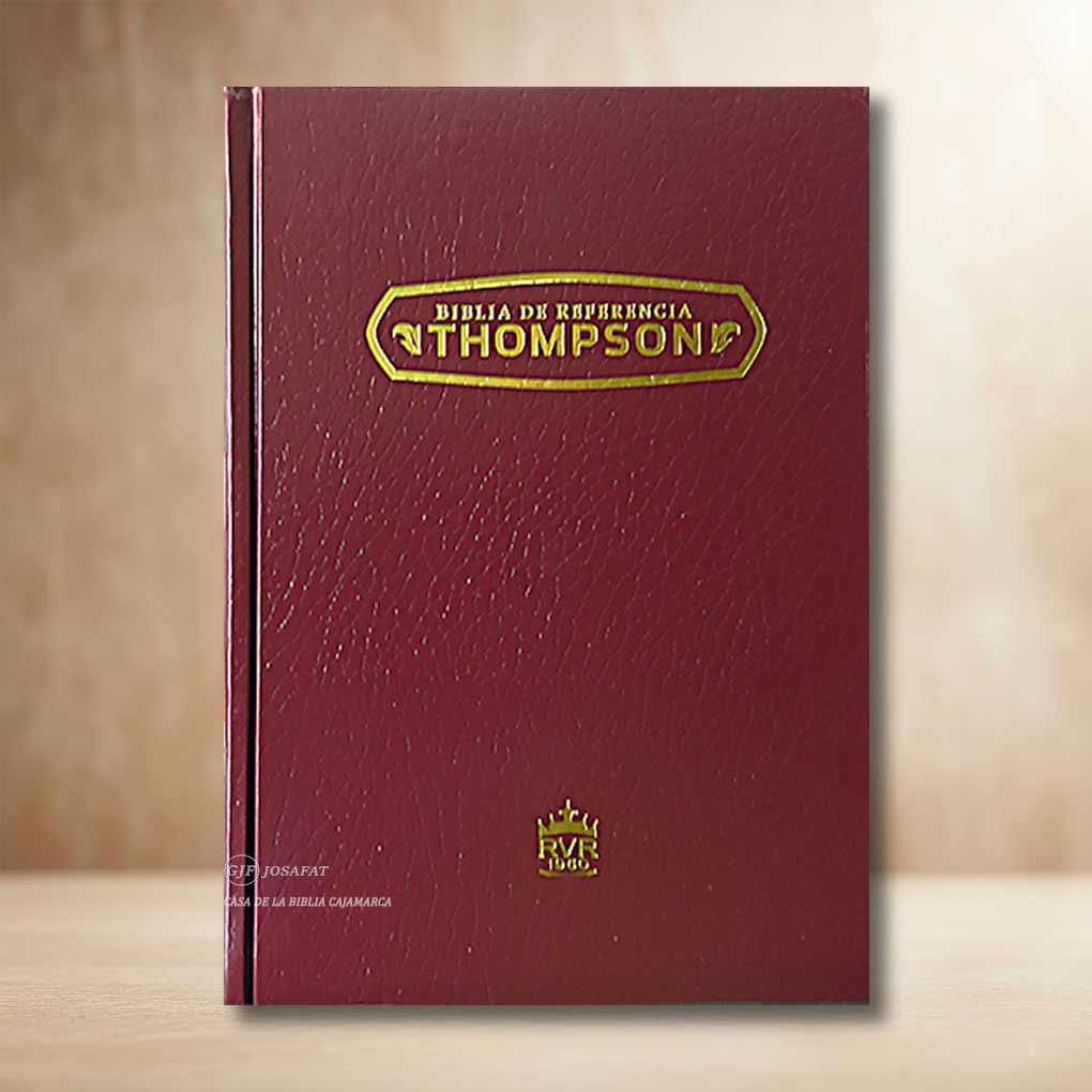 Biblia de Referencia Thompson RVR1960 Tapa Dura Guinda