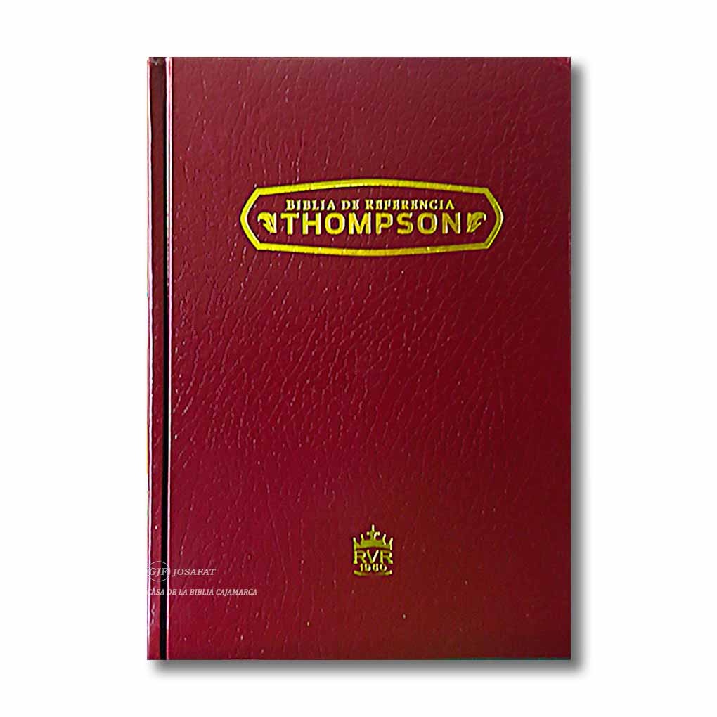 Biblia de Referencia Thompson RVR1960 Tapa Dura Guinda
