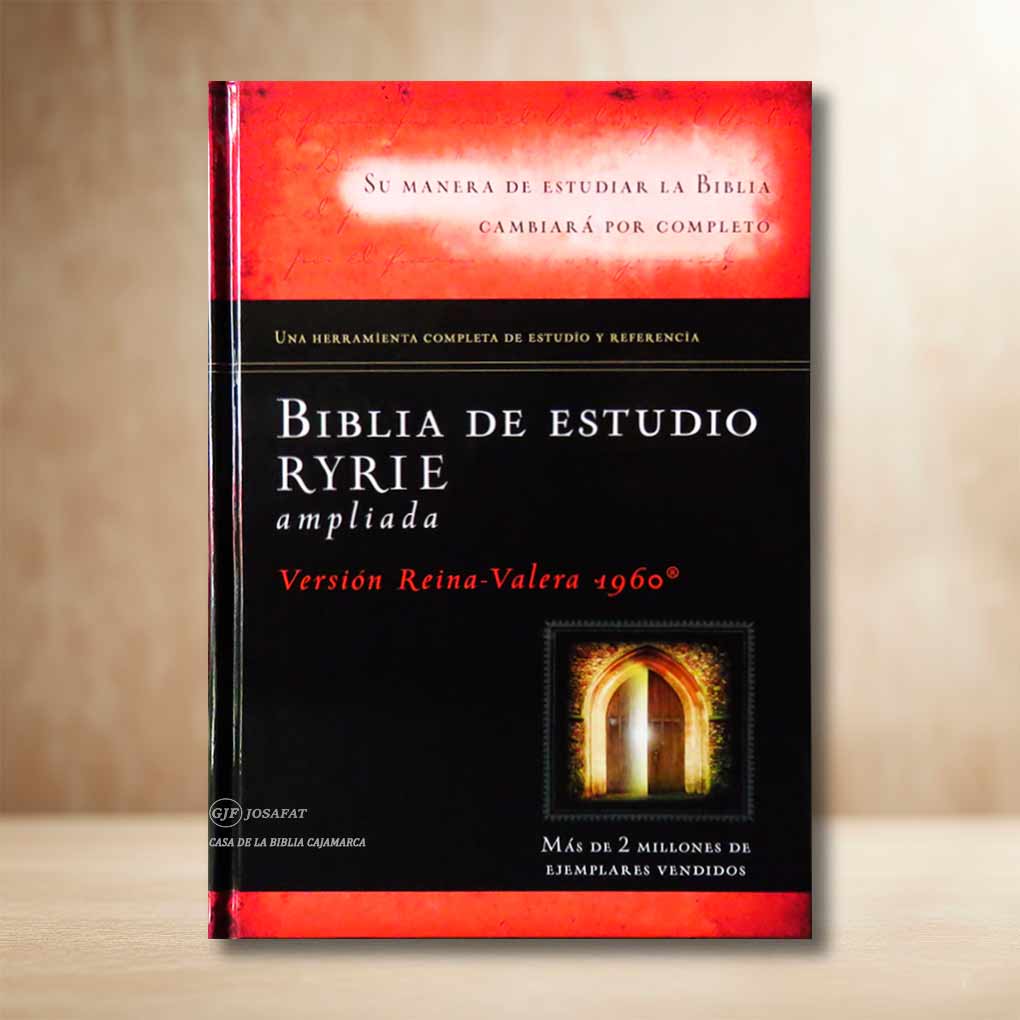 Biblia de estudio Ryrie Ampliada RVR1960 Tapa Dura