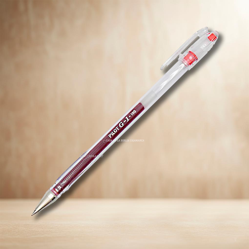 Boligrafo Pilot BL-G1 Tinta Líquida Rojo