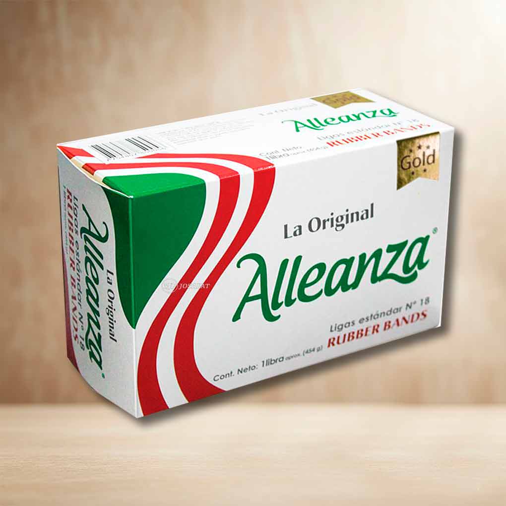 Ligas Alleanza Caja x 1 Libra N°18 Estandar