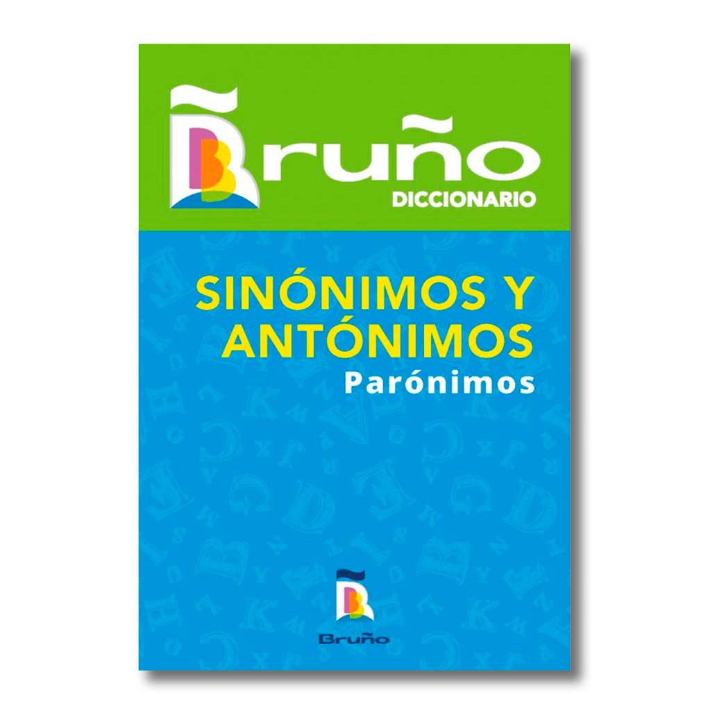 Diccionario de Sinonimos y Antonimos, Paronimos Bruño