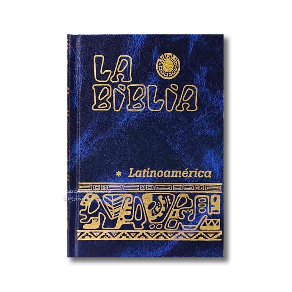 La Biblia Latinoamérica Tapa Dura Bolsillo Edición Pastoral Azul