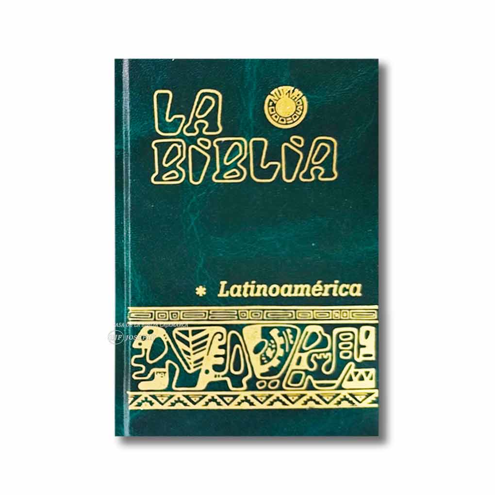 La Biblia Latinoamérica Tapa Dura Bolsillo Edición Pastoral Verde
