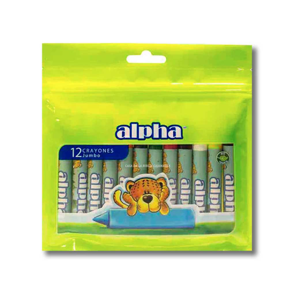 Crayones Jumbo Alpha x 12 unds