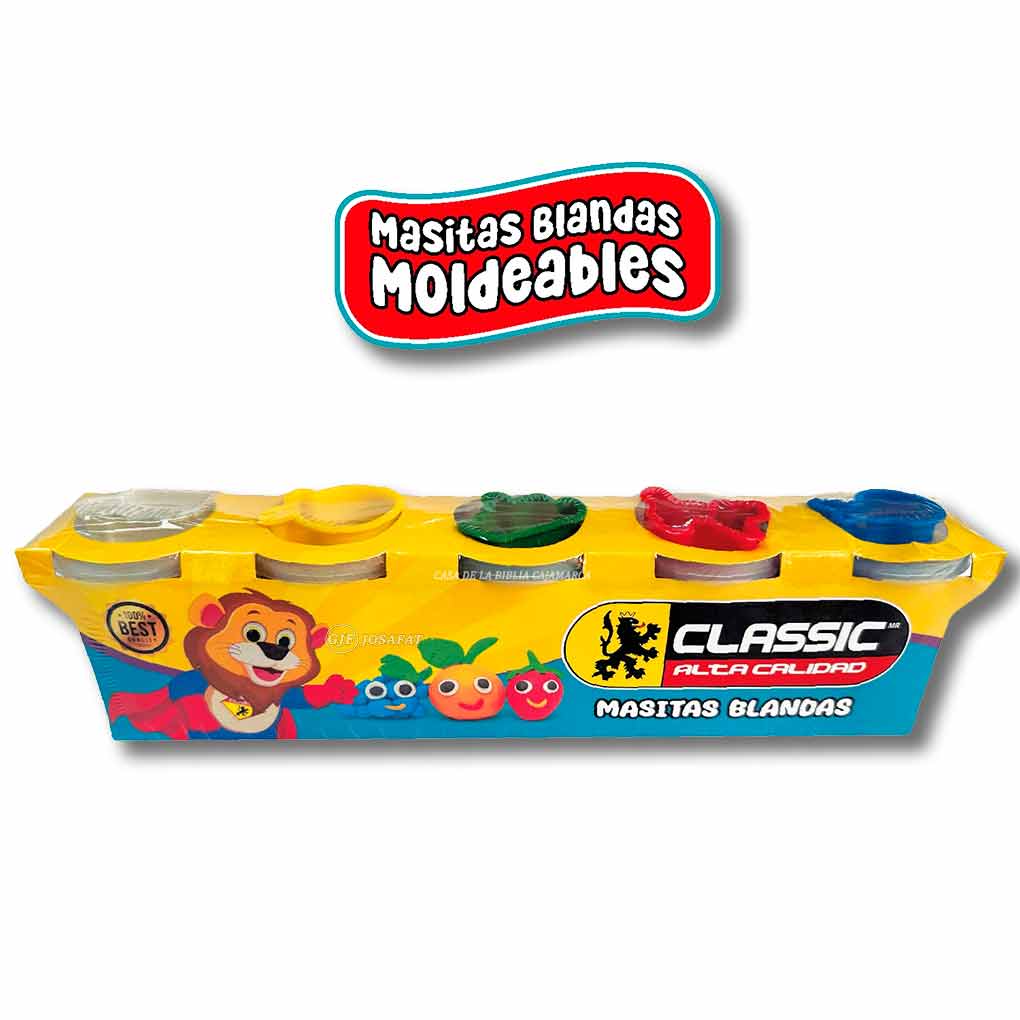 Masita Moldeable Classic x 5 unds + Moldes