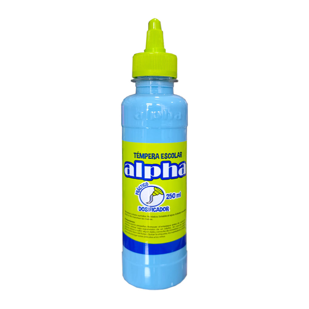 Tempera 250 ml Alpha Celeste