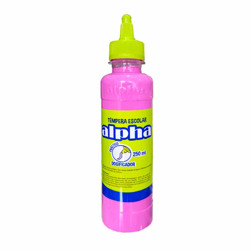 Tempera 250 ml Alpha Fucsia