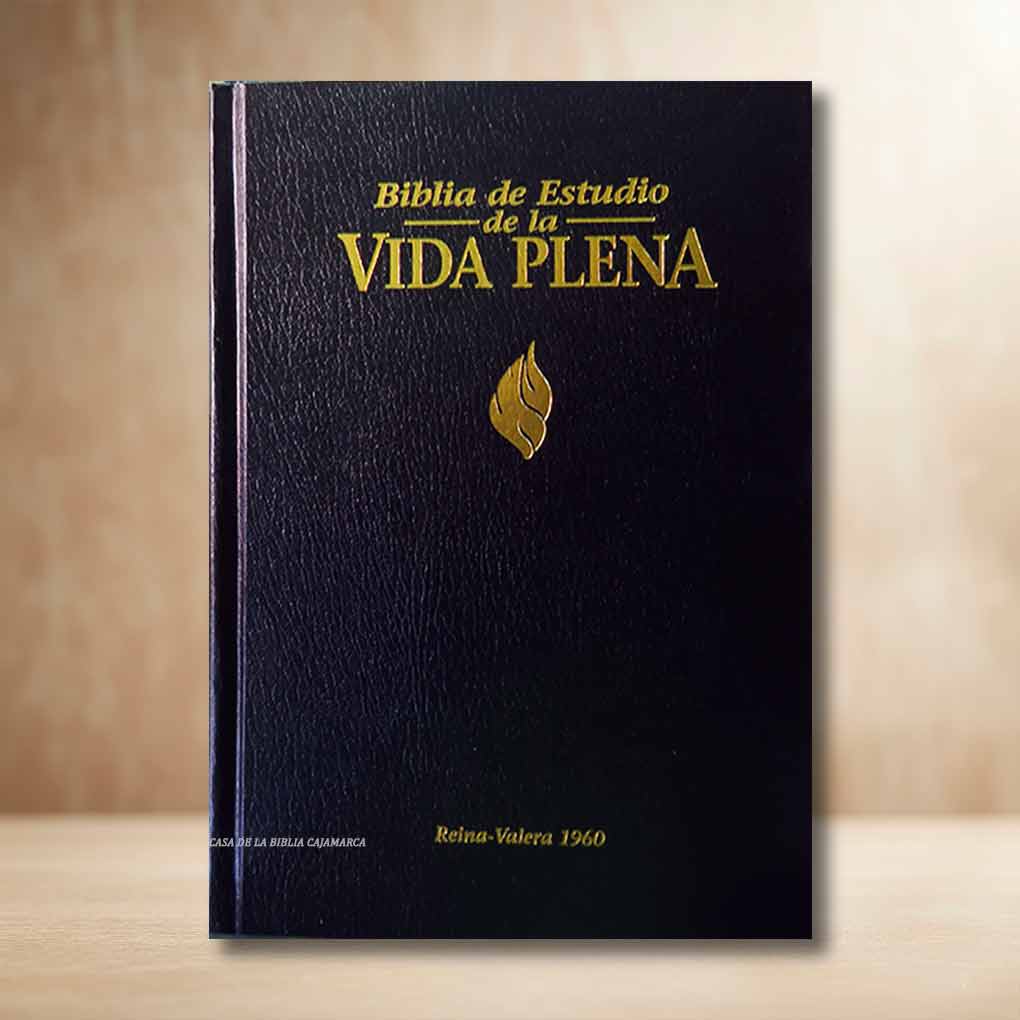 Biblia de Estudio Vida Plena RVR1960 Tapa Dura