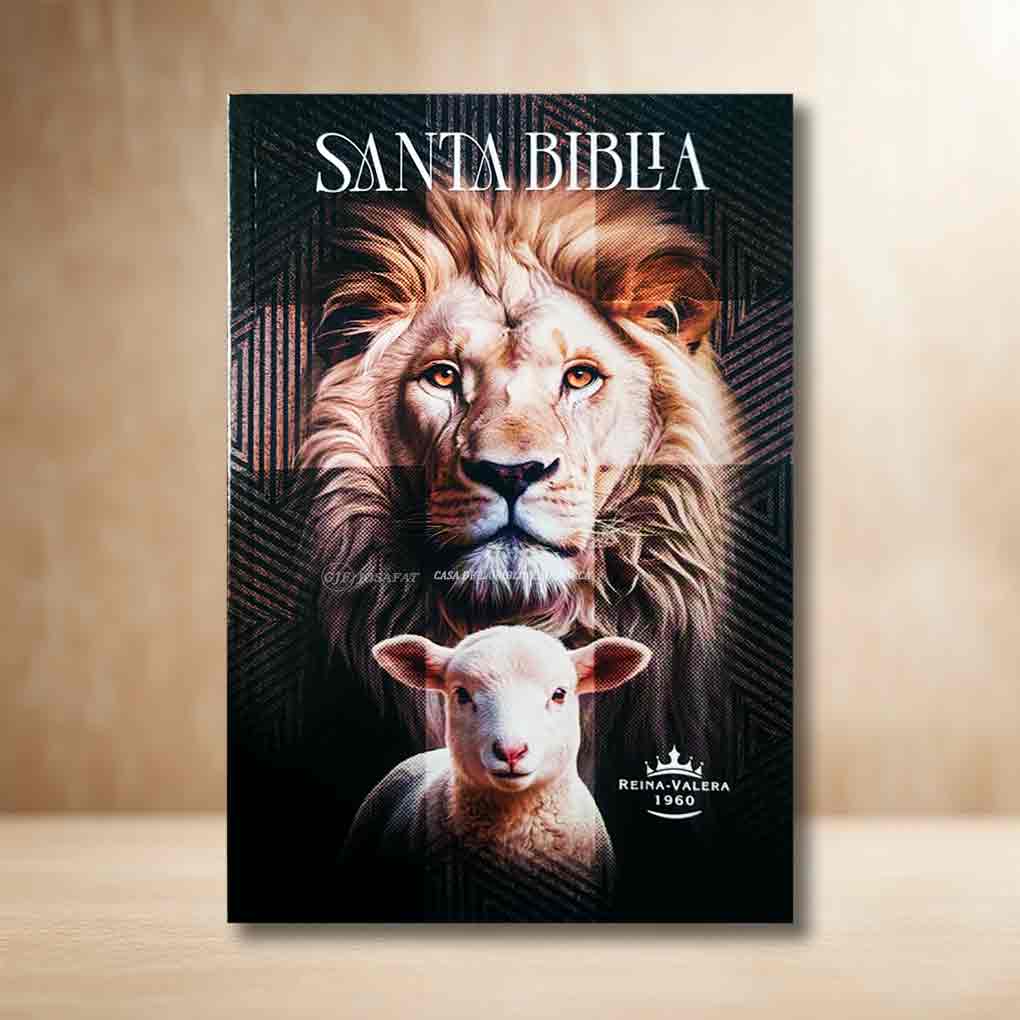 Biblia Misionera RVR1960 Negro León Oveja