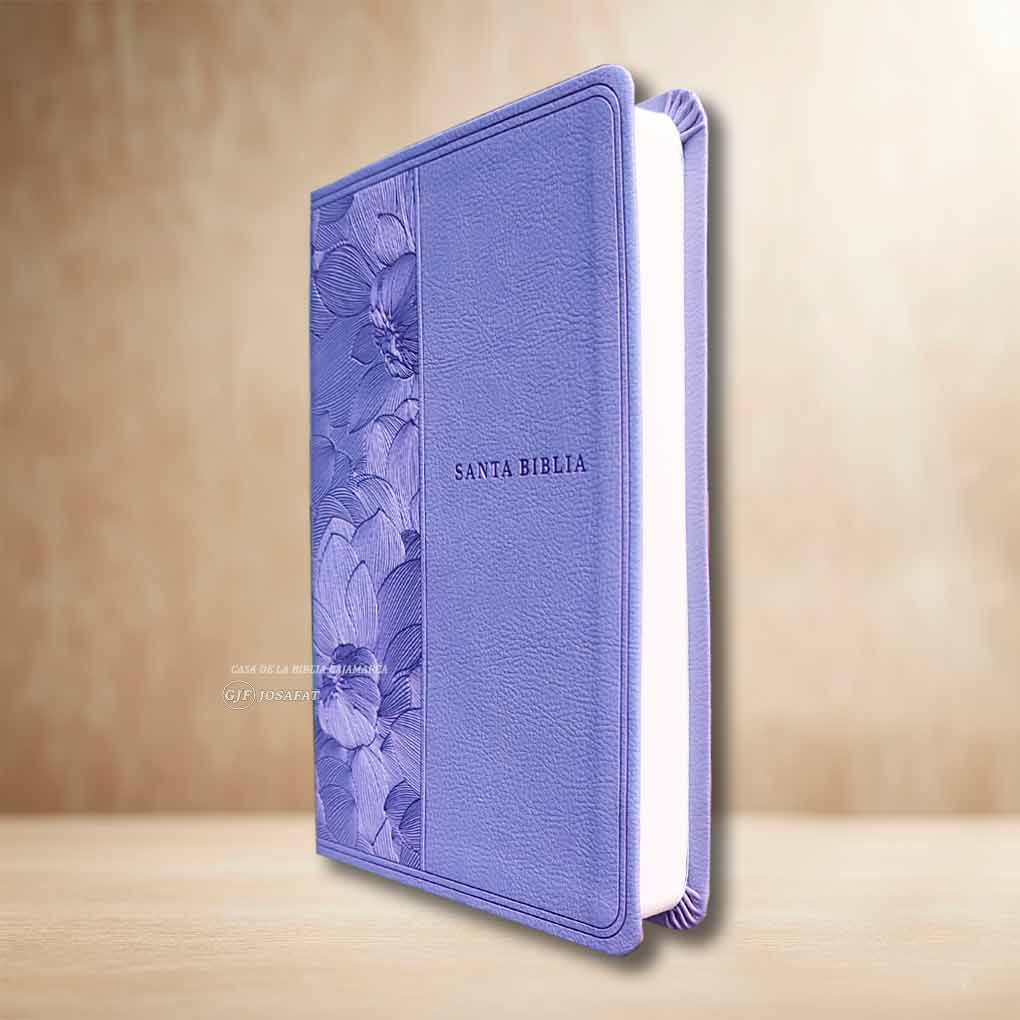 Biblia Personal NTV Valor Premium Ultrafina con Filament SentiPiel Morado