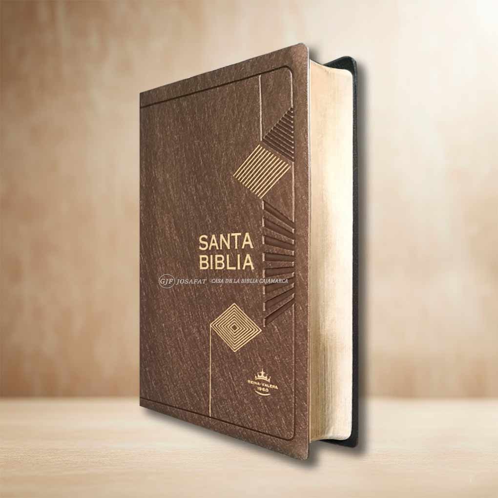 Biblia RVR1960 Manual Tapa Vinil Marrón MDM