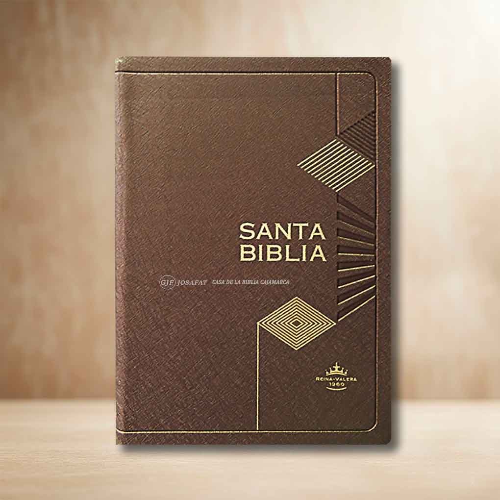 Biblia RVR1960 Manual Tapa Vinil Marrón MDM