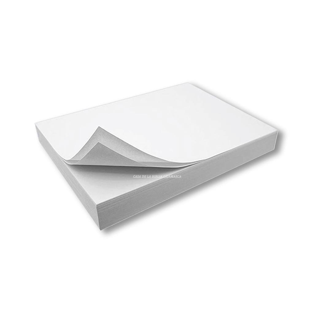 Cartulina Blanca A4 Paquete x 100 unds