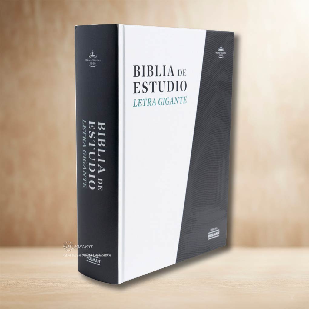 Biblia de Estudio Letra Gigante Holman RVR1960 Tapa Dura