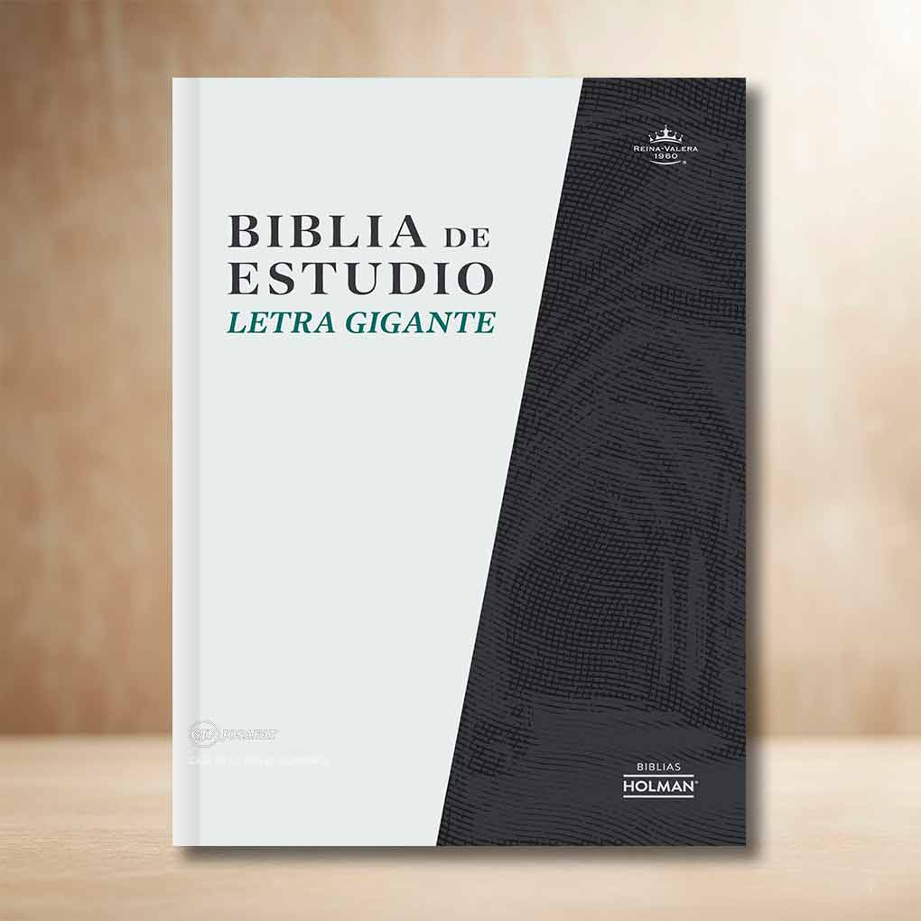 Biblia de Estudio Letra Gigante Holman RVR1960 Tapa Dura
