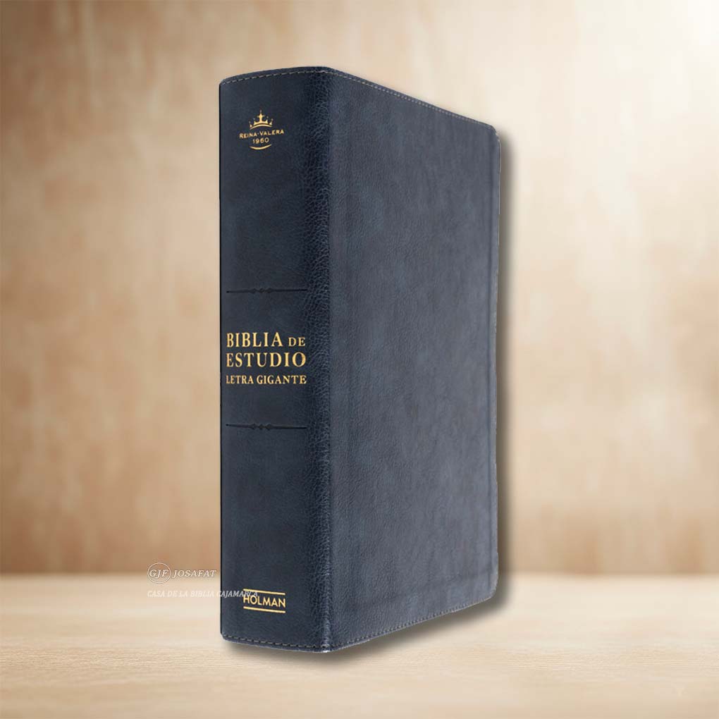 Biblia de Estudio Letra Gigante Holman RVR1960 Tapa Piel Índice